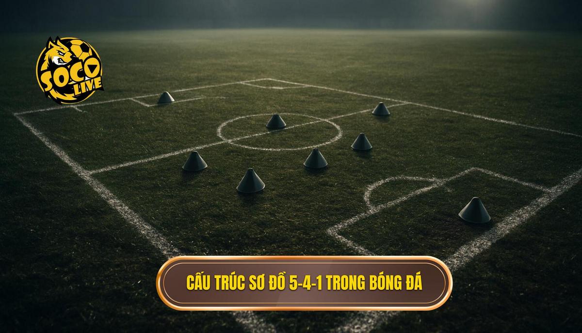 Bản chất và cấu trúc của sơ đồ 5-4-1 trong bóng đá hiện đại