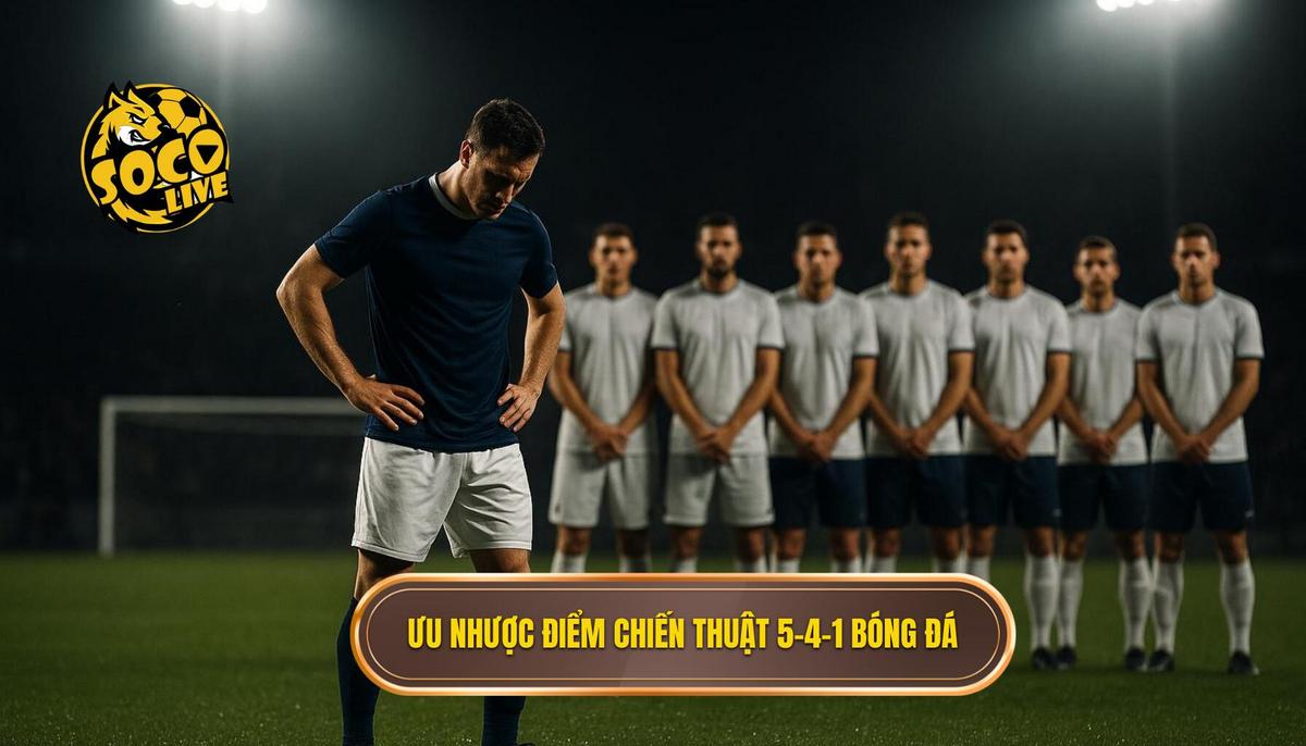 Phân tích ưu điểm và nhược điểm của chiến thuật bóng đá 5-4-1 phòng ngự