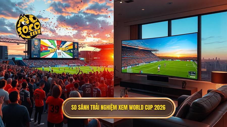  So sánh trải nghiệm xem World Cup 2026